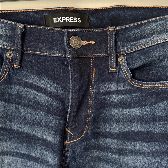Express Stretch Legging Mid Rise Jean Women’s 8R - Picture 3 of 7